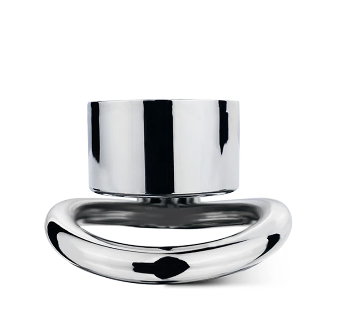 Wrapped Flat Chastity Cage with Metal Urethral Catheter and PU Belt - KeepMeLocked