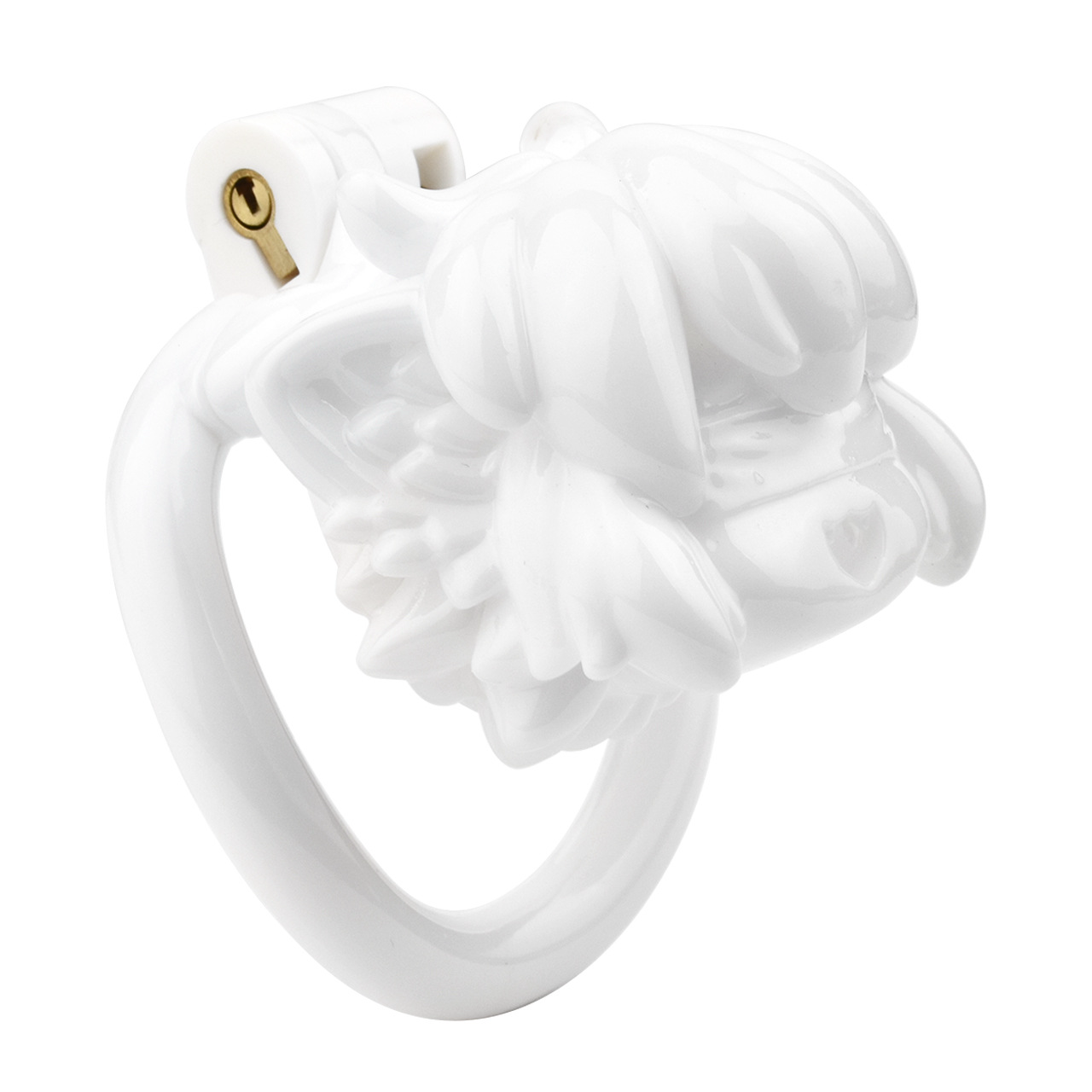 3D Printed Animated Ninja Chastity Cage Kawaii Cock Cage with 4 Rings and Strap