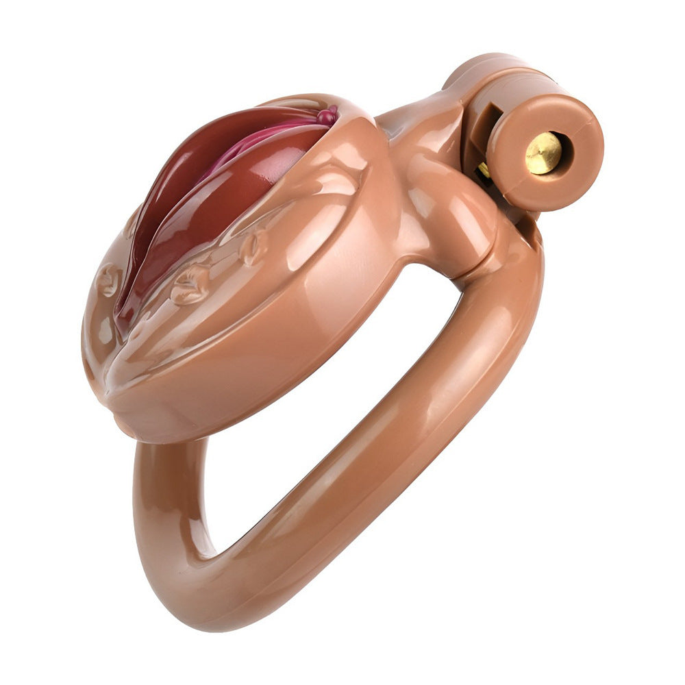 3d printed resin clit cock cage for sissy femboy