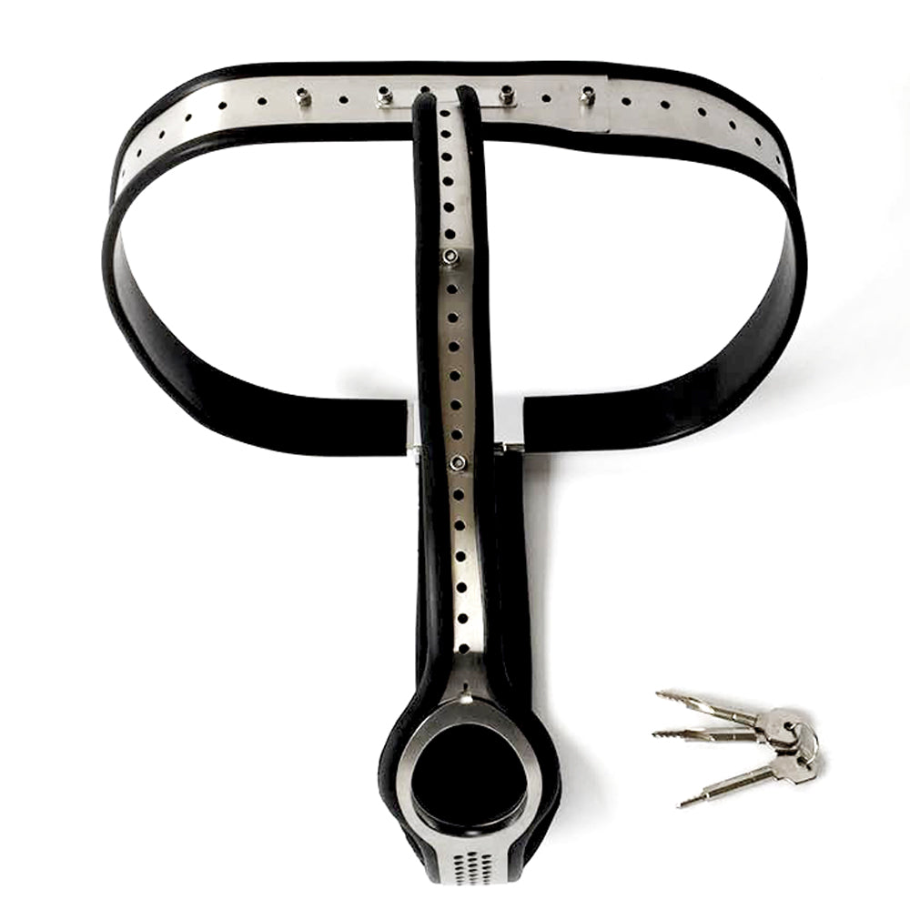 Female Chastity Belt with Invisible Lock T-Back Chastity Panties - KeepMeLocked