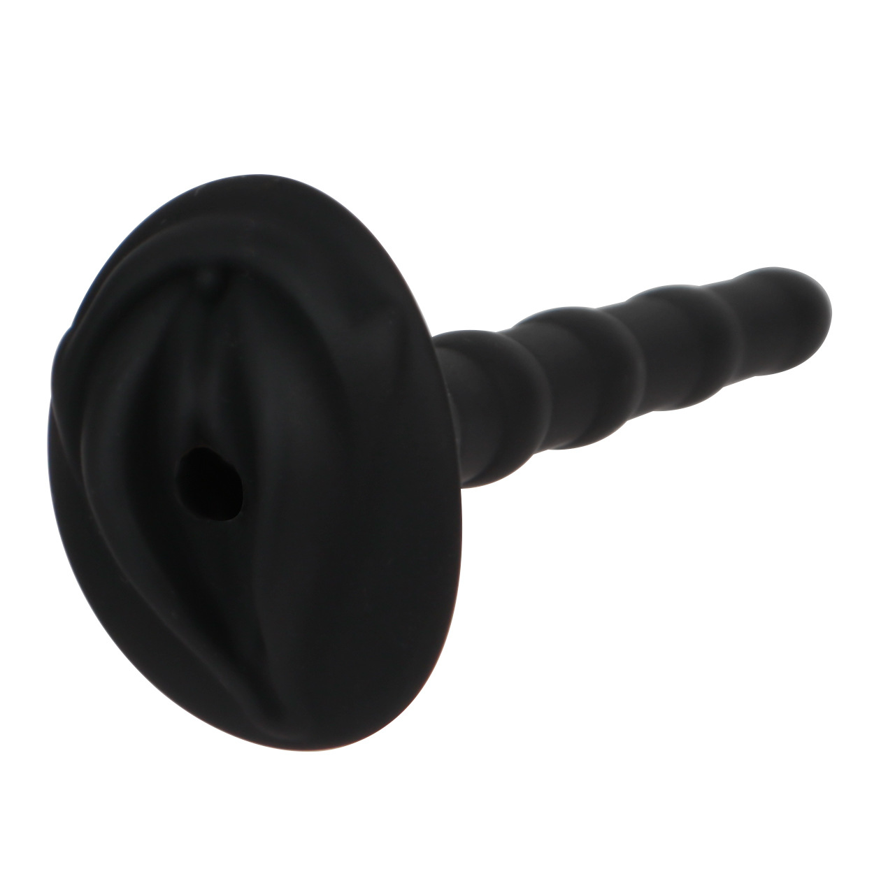 Black Cobra Resin Chastity Cage with 4 Aluminum Alloy Base Rings Lightweight Comfy Cock Lock