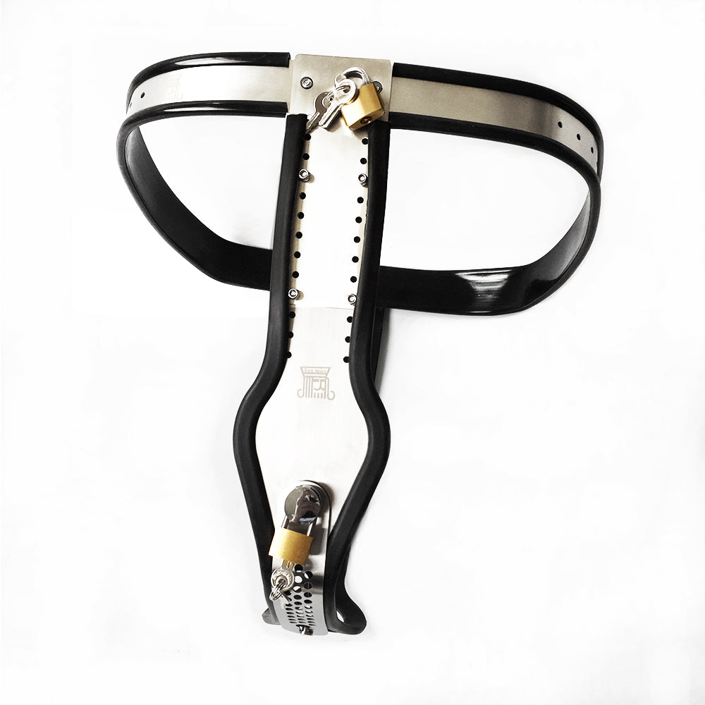 Female Chastity Belt with Invisible Lock T-Back Chastity Panties - KeepMeLocked