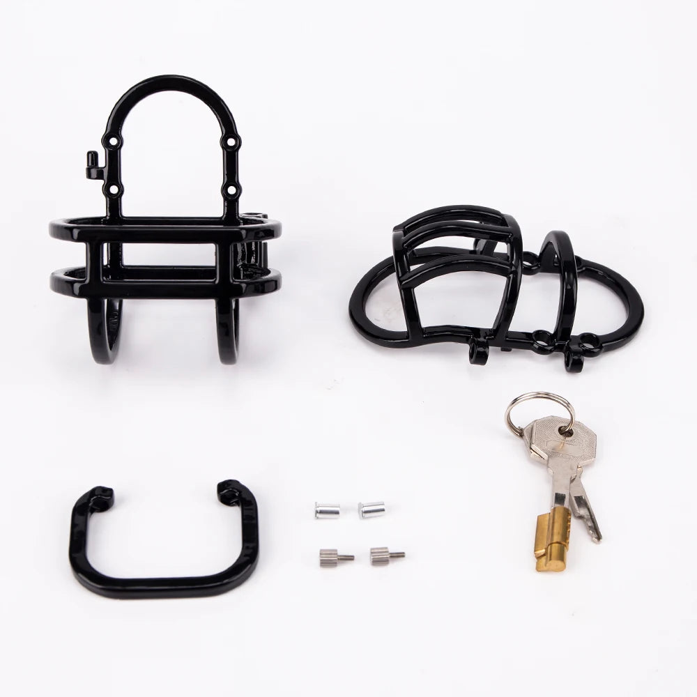 2023 NEW Adjustable Full Covered Lightweight Ball&Cock Cage - KeepMeLocked
