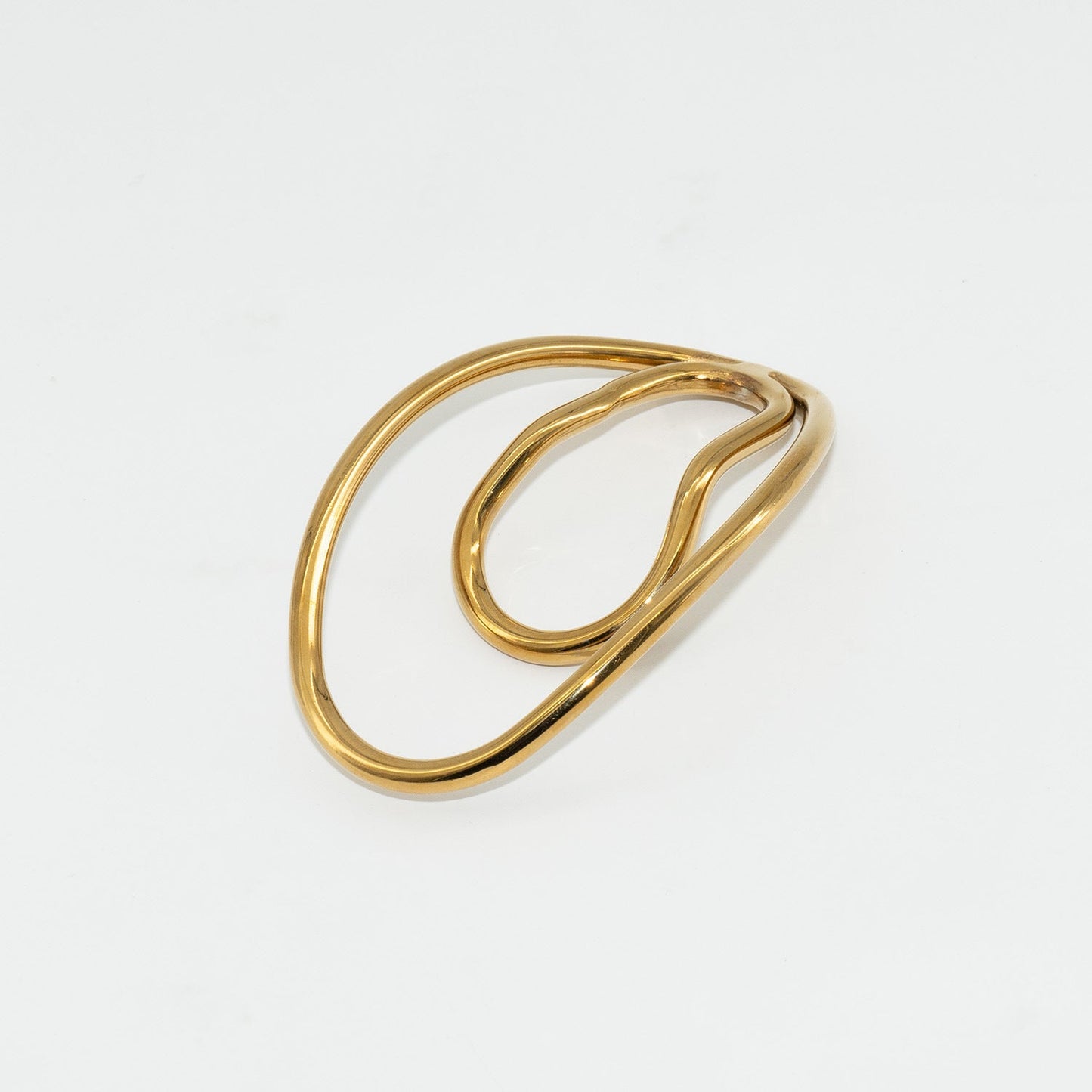 Metal Fufu Clip Penis Ring For Sissy - Golden - KeepMeLocked