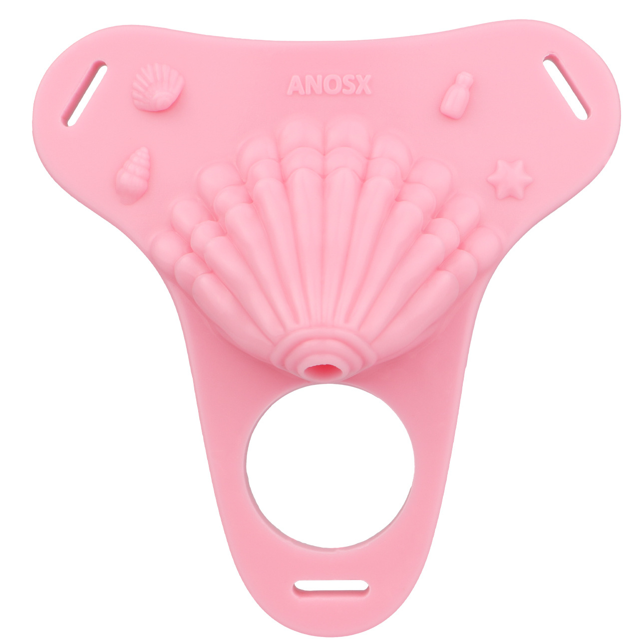 Pink Silicone Seashell Sissy Chastity Cage – Cute Cock Cover Belt