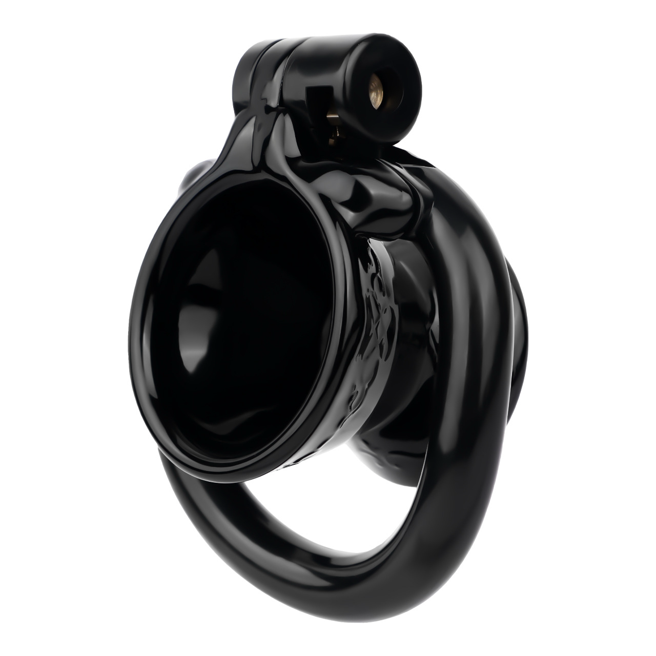 Resin Inverted Chastity Cage Easy-Flow Pee Hole Negative Cock Lock BDSM Device