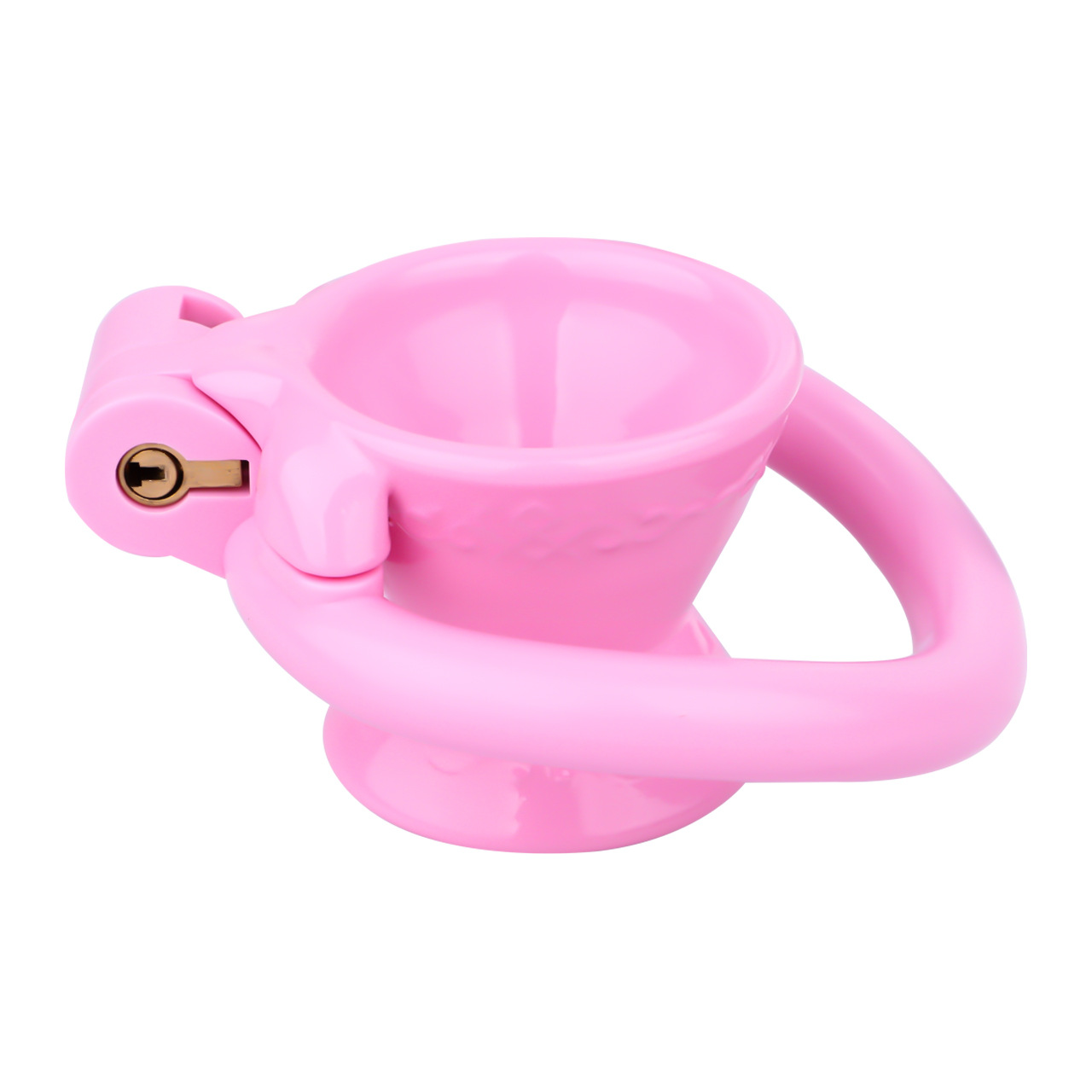 Resin Inverted Chastity Cage Easy-Flow Pee Hole Negative Cock Lock BDSM Device