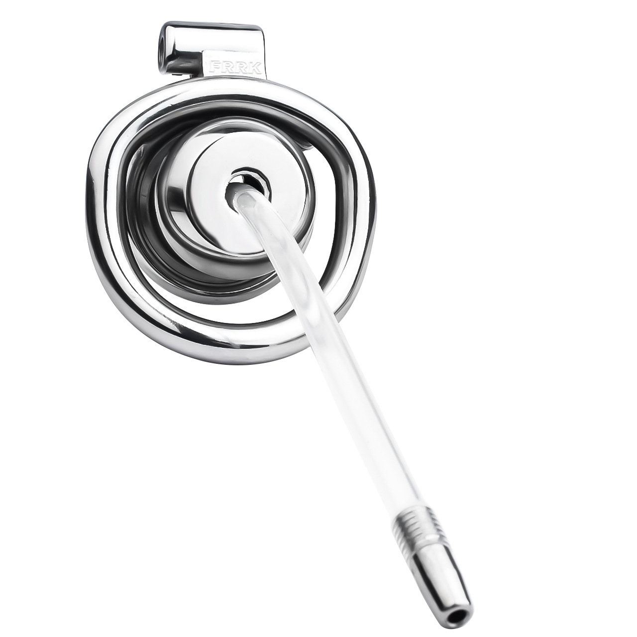 Micro Inverted Chastity Cage with Removable Silicone Catheter
