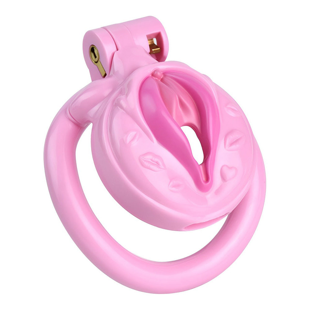 micro pink sissy cage bdsm chastity training