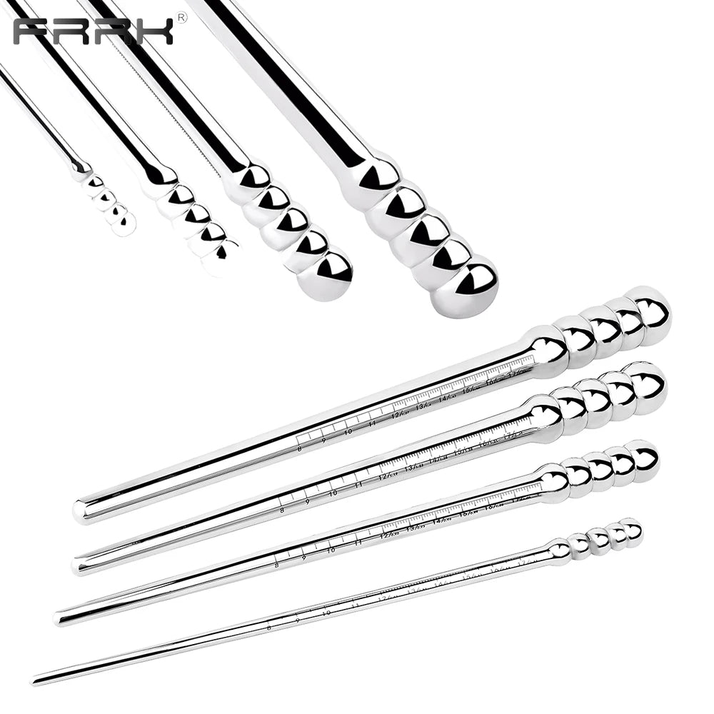 stainless steel urethral dilator butt plug horse eye stick
