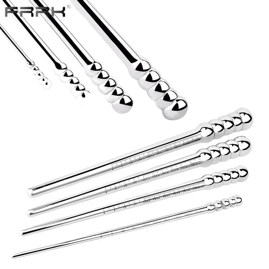 stainless steel urethral dilator butt plug horse eye stick