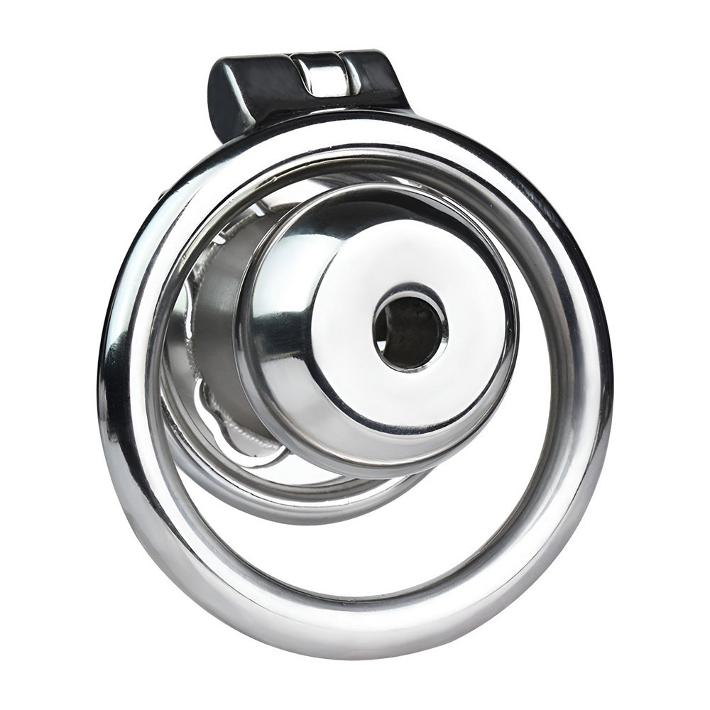 tiny inverted chastity cage for sissy