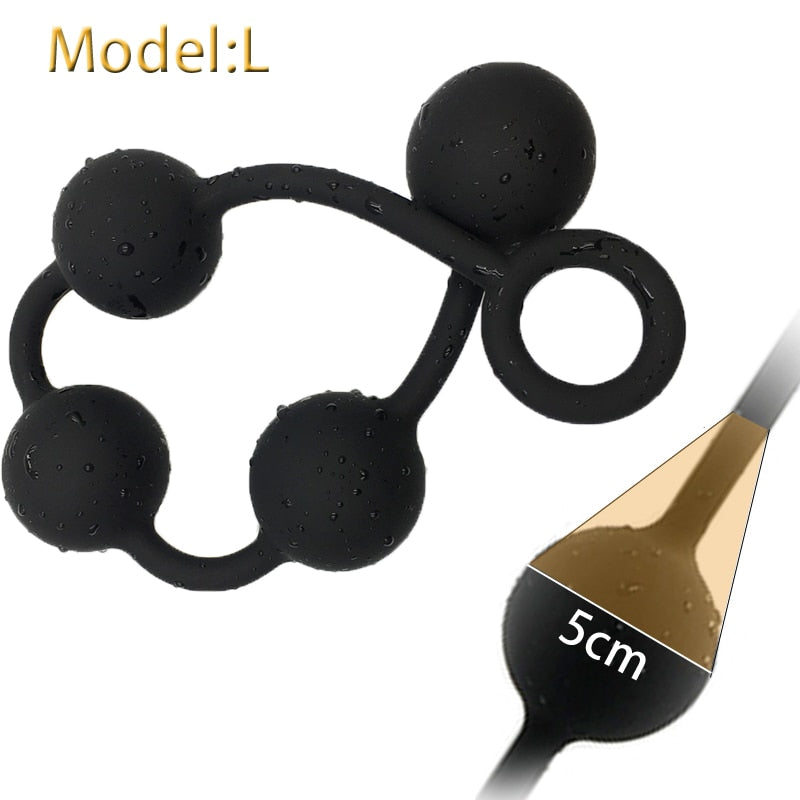 Anal plug | silicone dildo ball butt Plug | erotic bdsm toy - KeepMeLocked