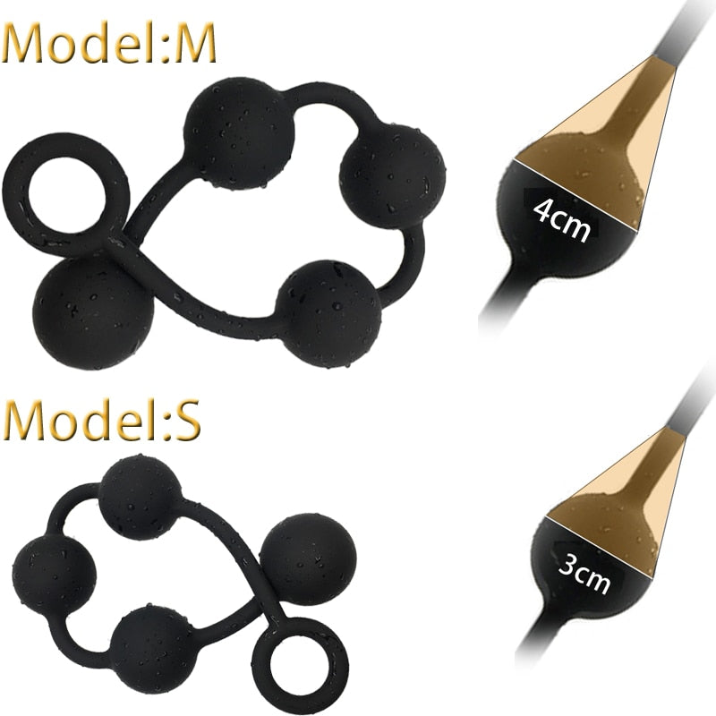 Anal plug | silicone dildo ball butt Plug | erotic bdsm toy - KeepMeLocked