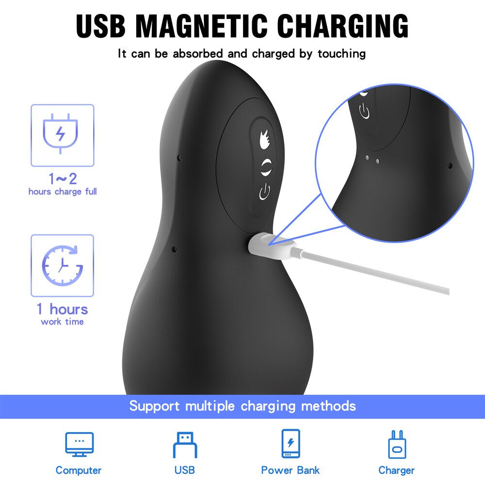 Automatic Male Masturbator Cup | Glans Massager Blowjob Device Penis Delay Lasting Trainer Sucking Vibrator - KeepMeLocked