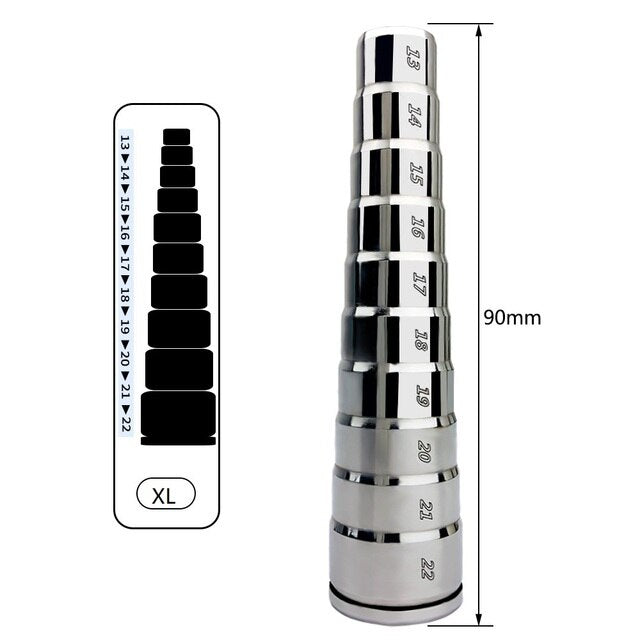 Stainless Steel Penis Urethral Sound Plug | Catheter Dilator | Metal Penis Plug - KeepMeLocked