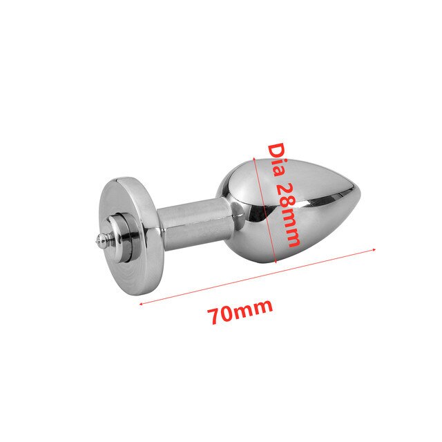 Electric Shock Stimulation Device Set | Metal Anal Butt Plug Pinwheel Roller - KeepMeLocked
