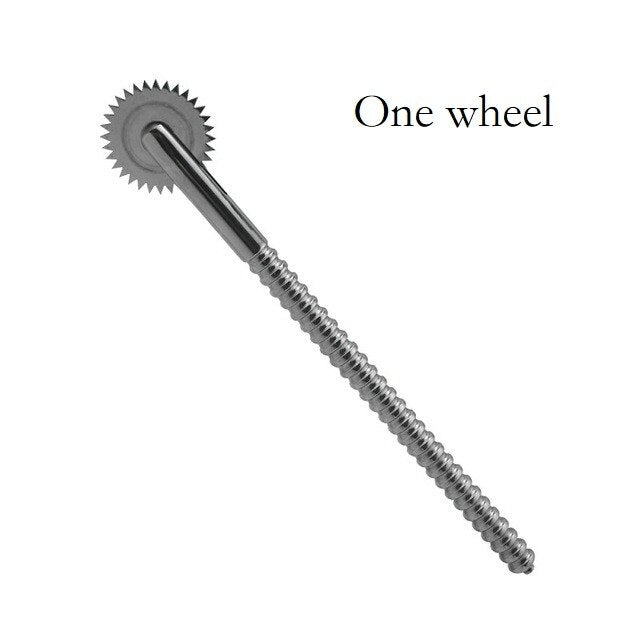 Electric Shock Stimulation Device Set | Metal Anal Butt Plug Pinwheel Roller - KeepMeLocked