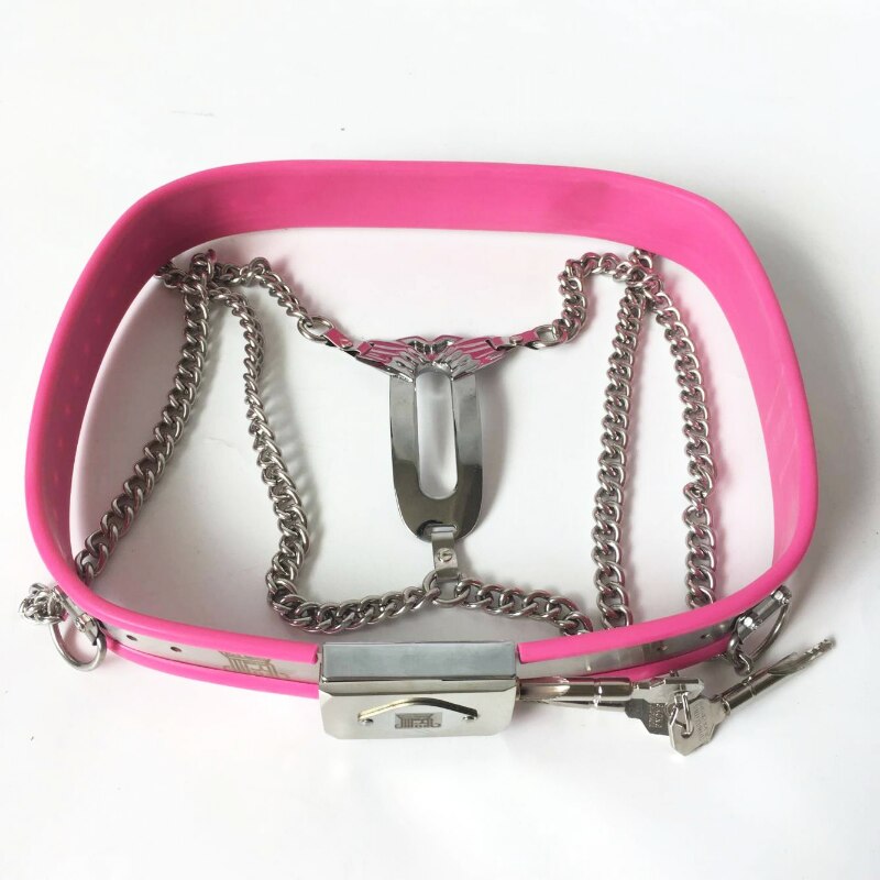 Invisible Chastity Belt for Women with Adjustable Waist and Lockable Stainless Steel Chain - KeepMeLocked