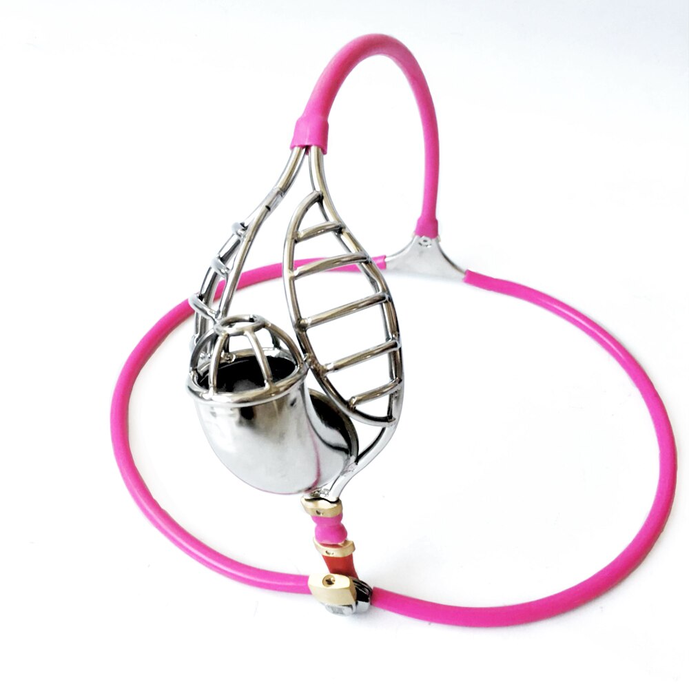 Male Chastity Belt Lockable Thong Underwear with Anal Plug - KeepMeLocked