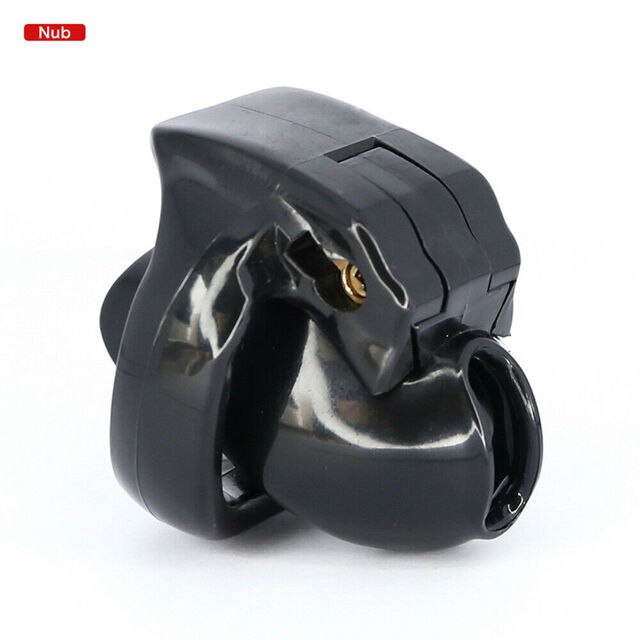 Resin small Chastity Cage with 4 Penis Rings- BDSM Bondage Lock For Men - KeepMeLocked