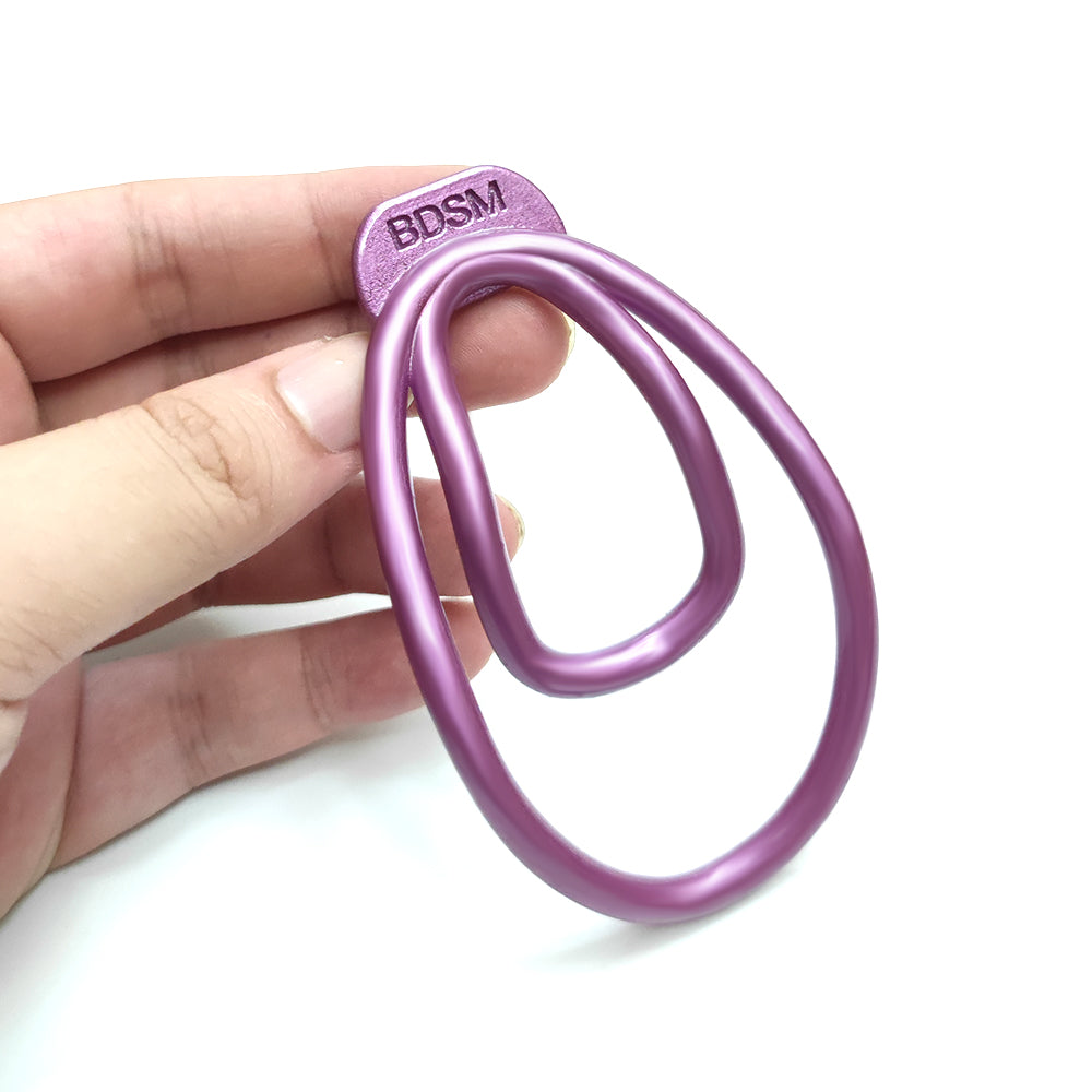 Purple Fufu Clip For Sissy BDSM Chastity Training - KeepMeLocked