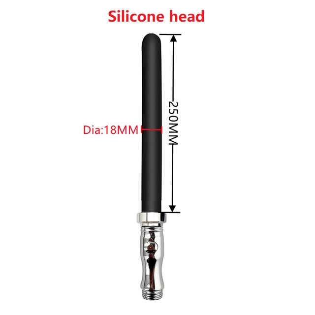 Silicone Long Douche Enema Syringe Set For Gay | Anal Butt Plug Nozzle Tip - KeepMeLocked