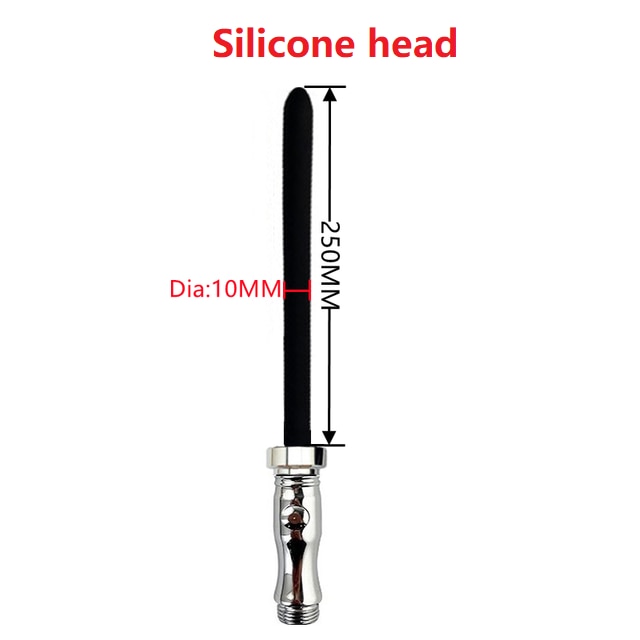 Silicone Long Douche Enema Syringe Set For Gay | Anal Butt Plug Nozzle Tip - KeepMeLocked