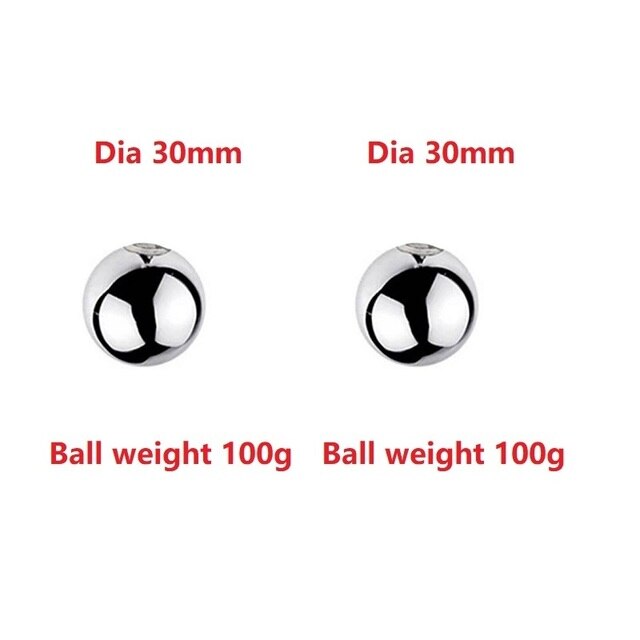 Stainless Steel Ball Stretcher Scrotum | Testicle Heavy Ball Weight Man Penis Cock Ring Enlargement Pull Exercise Male Toy - KeepMeLocked