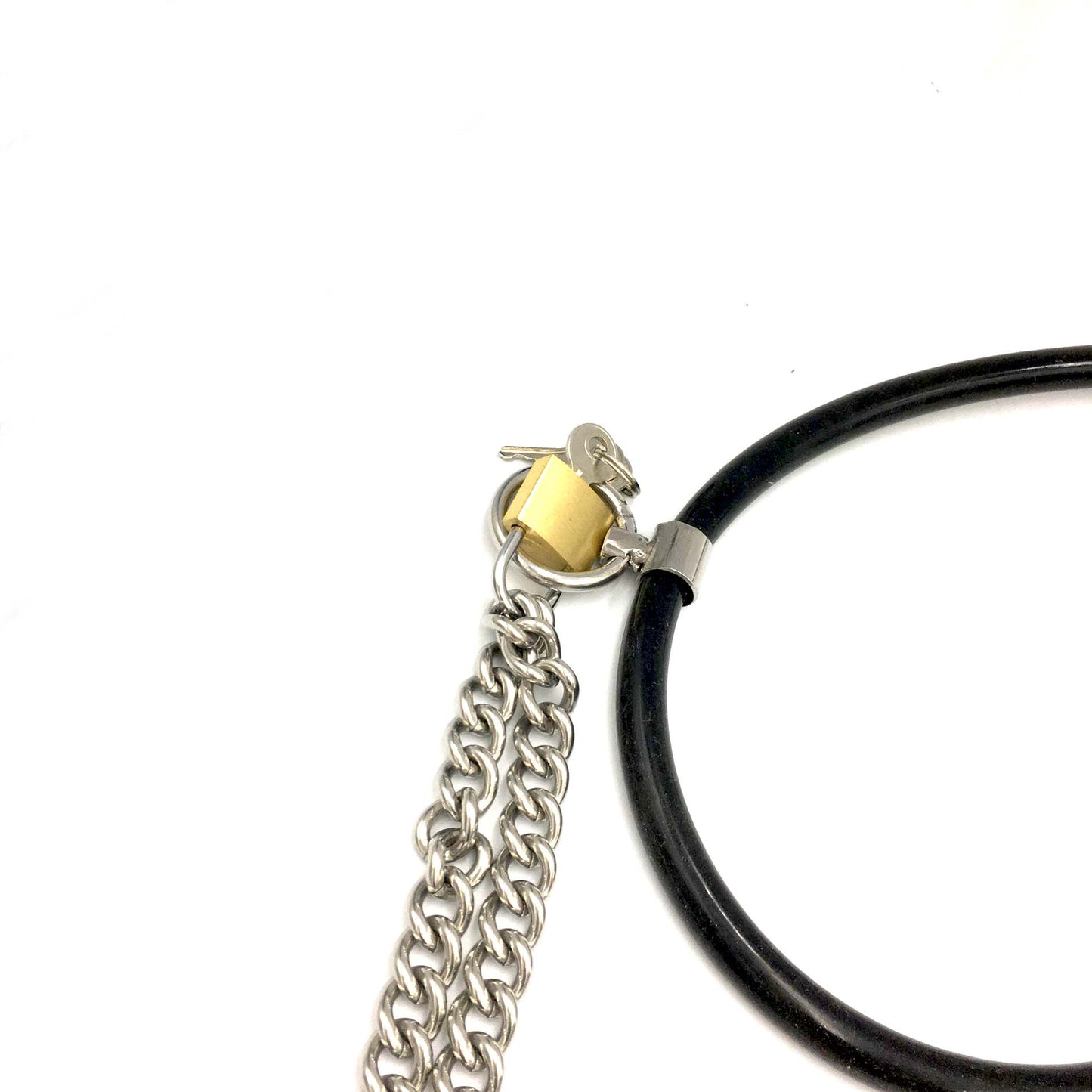 Cock Cage Chastity Belt: Stainless Steel Male Slave Panties with Thigh Cuffs, Chain Shield, and Locking Design - KeepMeLocked