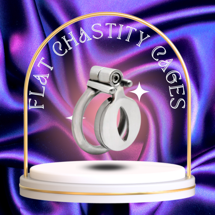 flat chastity cages BDSM cock lock
