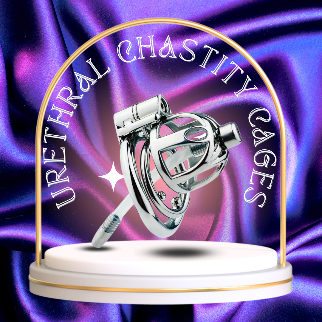 urethral chastity cages online store cock cage with catheter tube