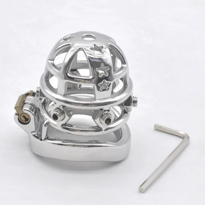 spiked chastity cage for men