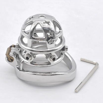 metal spiked chastity cage