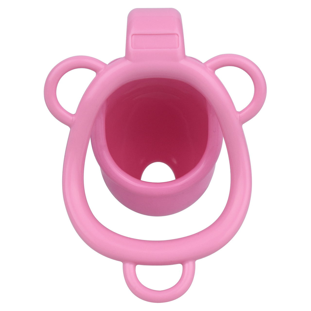 Little Devil Chastity Cage with Vaginal-Style Silicone Catheter – Black/Pink ABS Resin