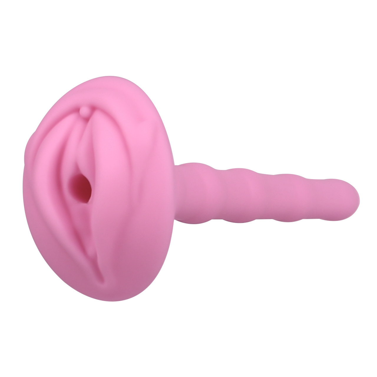 Little Devil Chastity Cage with Vaginal-Style Silicone Catheter – Black/Pink ABS Resin
