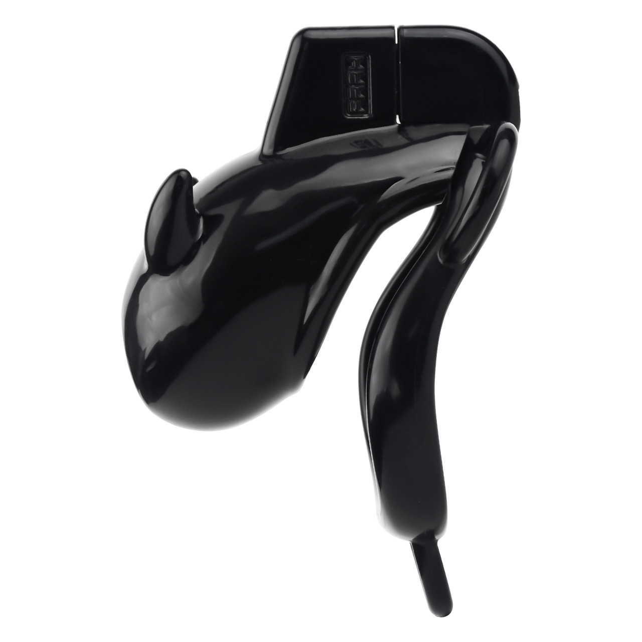 Little Devil Chastity Cage with Vaginal-Style Silicone Catheter – Black/Pink ABS Resin