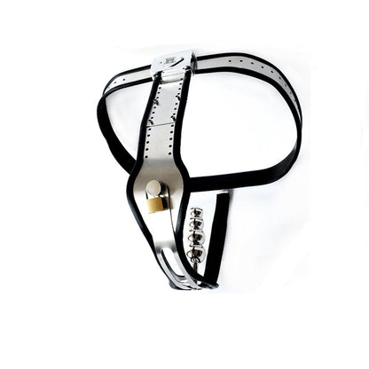 Female Chastity Belt with PadLock T-Back Chastity Panties - KeepMeLocked