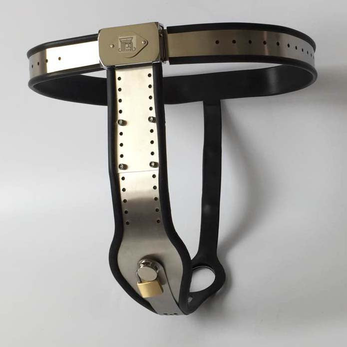 Female Chastity Belt with PadLock T-Back Chastity Panties - KeepMeLocked