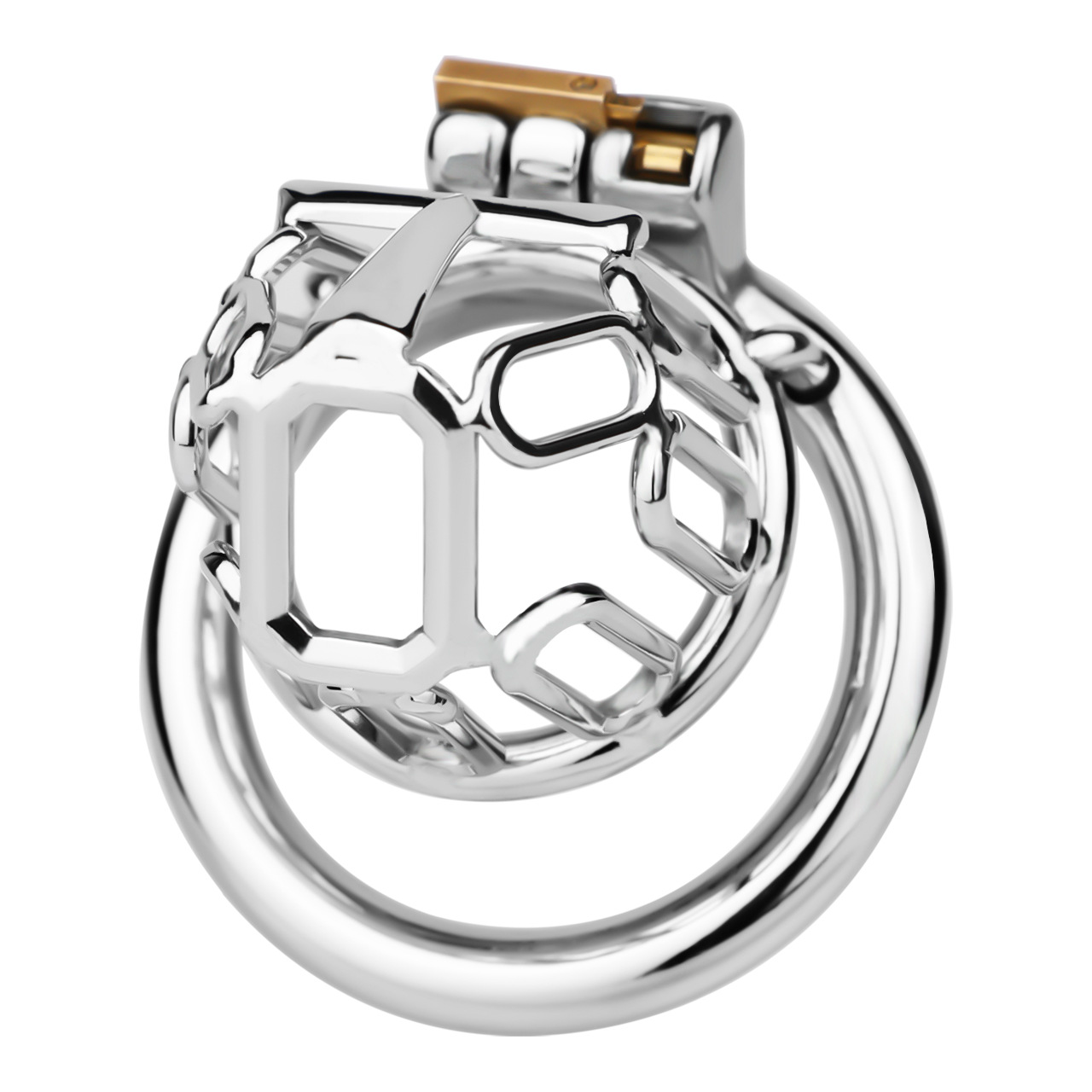 KnightLock Cross Metal Chastity Cage Male BDSM Device Kinky Fetish Gear