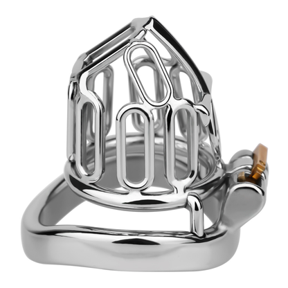 KnightLock Cross Metal Chastity Cage Male BDSM Device Kinky Fetish Gear