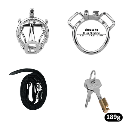 KnightLock Cross Metal Chastity Cage Male BDSM Device Kinky Fetish Gear
