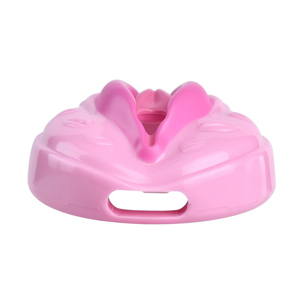 Pink chastity cage in vagina shape for sissy femboy ladyboy