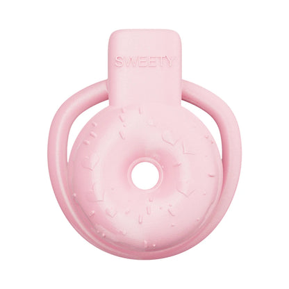 Pink Donut Chastity Cage - KeepMeLocked