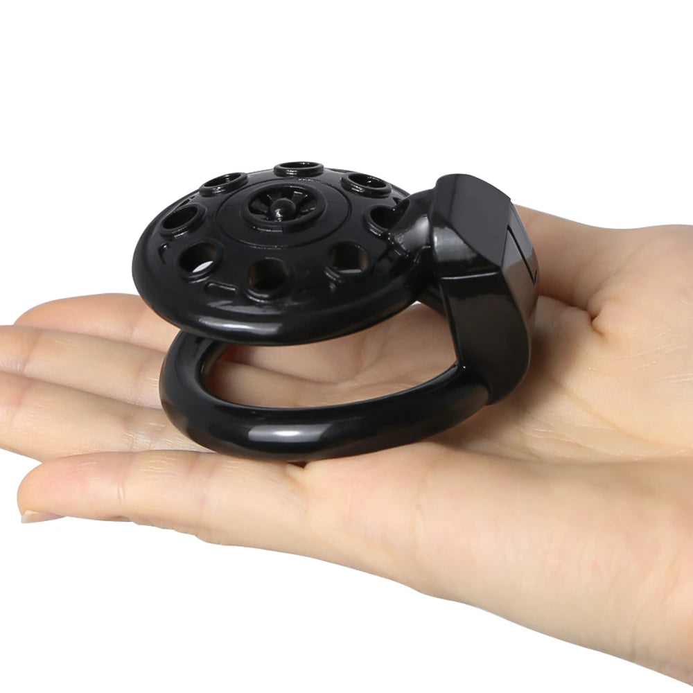 3D Print Small Flat Inverted UFO Chastity Cage - KeepMeLocked