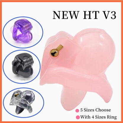 HT V3 Micro Chastity Cage Nub Resin Holy Trainer - KeepMeLocked