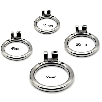 Stainless steel cobra chastity cage for men with breathable holes anti-masturbation - KeepMeLocked