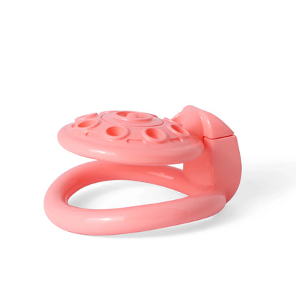 3D Print Small Flat Inverted UFO Chastity Cage - KeepMeLocked