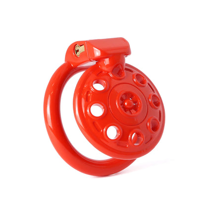 3D Print Small Flat Inverted UFO Chastity Cage - KeepMeLocked