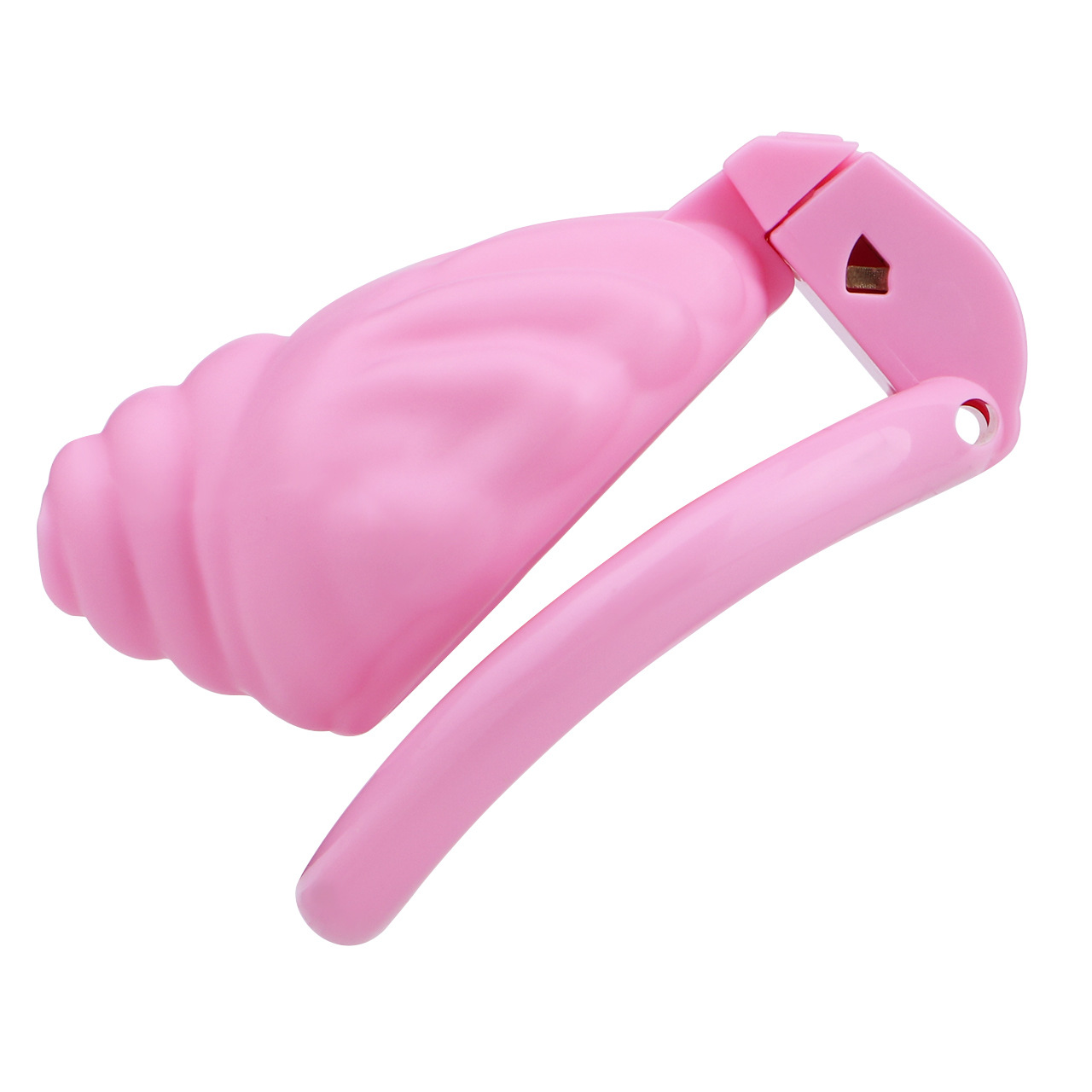 ABS Resin Shell Chastity Cage with Strap and 4 Rings Small Tiny Penis Lock for Men and Sissy